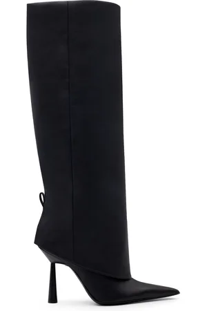 Gia Borghini Botas Altas De Piel Sintética 100mm