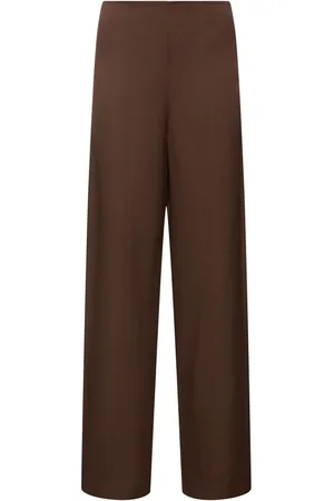 Loulou Studio Pantalones Rectos Con Cintura Alta