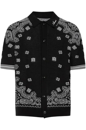 AMIRI Camisa Polo De Algodón Estampado