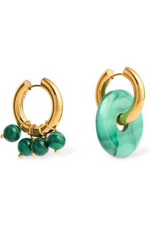 Timeless Pearly Pendientes Asimétricos Con Cuentas