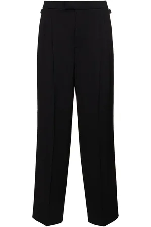Ami Pantalones Anchos De Lana
