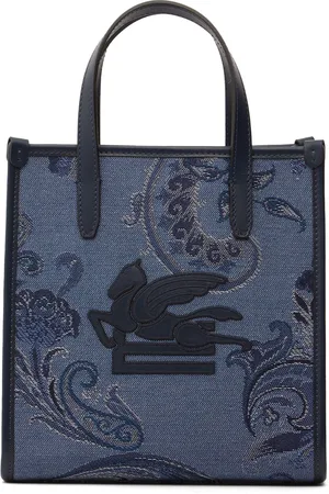 Etro Bolso Pequeño Love Trotter De Denim Jacquard