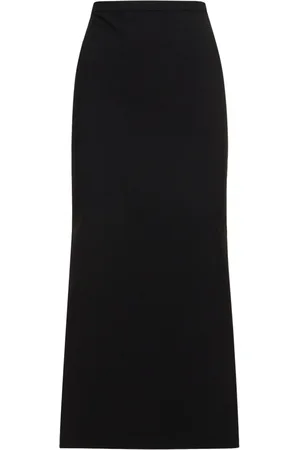 Serafini Falda Midi De Crepé De Techno