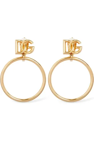 Dolce & Gabbana Pendientes De Aro Con Logo