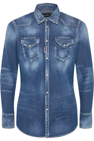 Dsquared2 Camisa Vaquera De Denim Clásico