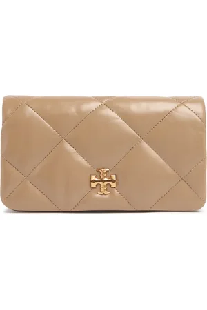 Tory Burch Cartera Kira Diamond Quilt De Piel Con Cadena