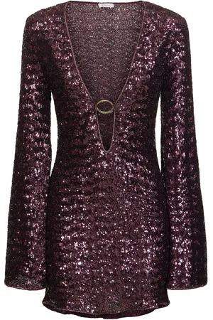 Oseree Vestido Corto Con Lentejuelas