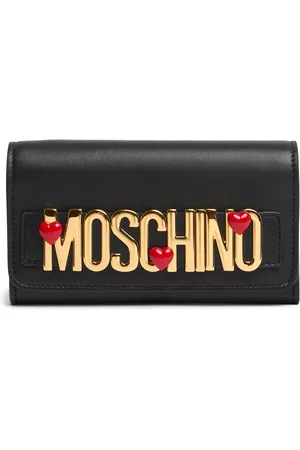 Moschino Cartera De Piel Con Cadena Y Logo