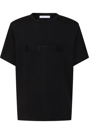 Helmut Lang Camiseta De Algodón Con Logo