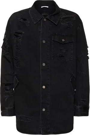 Helmut Lang Camisa De Denim De Algodón