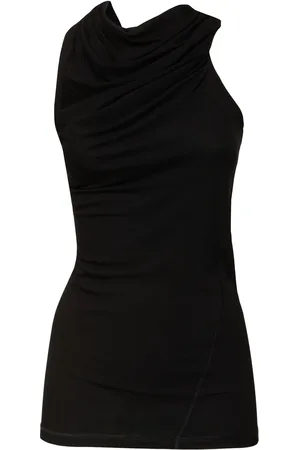 Helmut Lang Top De Jersey Drapeado