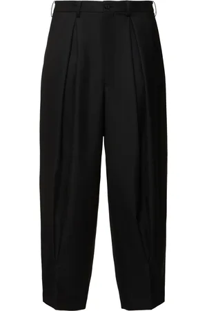 Comme des Garçons Pantalones Anchos De Lana