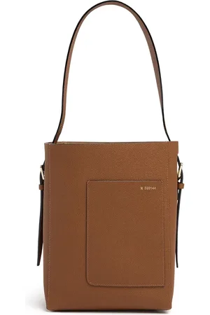 VALEXTRA Bolso Tote Bucket De Piel De Grano