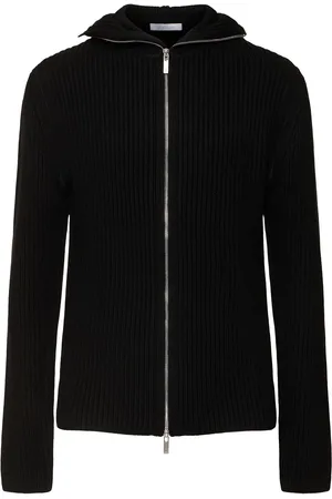 Helmut Lang Sudadera De Lana Con Cremallera