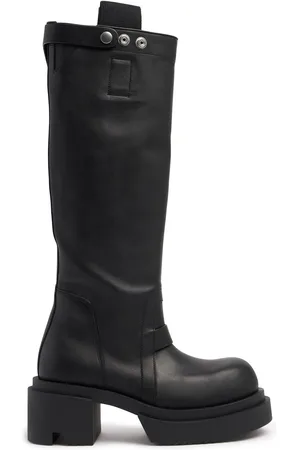 Rick Owens Botas Altas De Piel 60mm