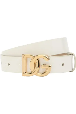 Dolce & Gabbana Cinturón De Charol Con Logo
