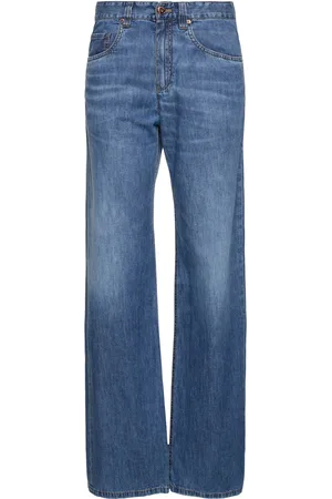 Brunello Cucinelli Jeans Anchos De Denim
