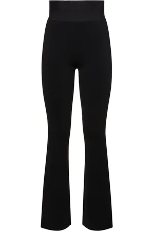 Alexander Wang Pantalones De Viscosa Con Logo