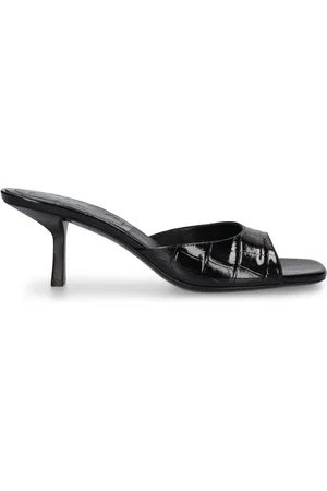 Michael Kors Zapatos Mules De Piel Efecto Cocodrilo 50mm