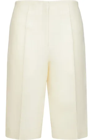 The Row Shorts De Sarga De Seda Y Lana