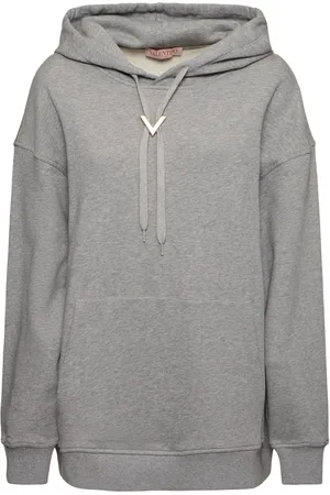 VALENTINO Sudadera De Jersey De Algodón Con Capucha