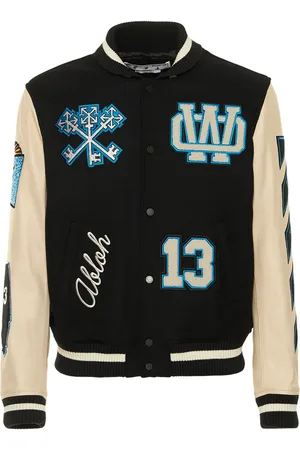 OFF-WHITE Chaqueta Varsity De Piel