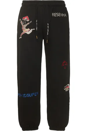 KIDSUPER STUDIOS Pantalones De Algodón Con Logo