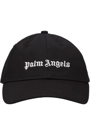Palm Angels Gorra De Baseball De Gabardina De Algodón