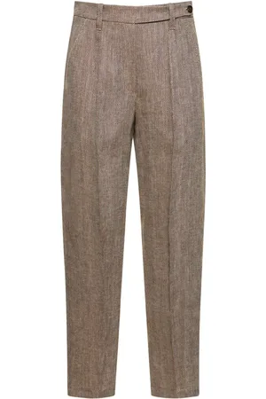Brunello Cucinelli Pantalones De Lino