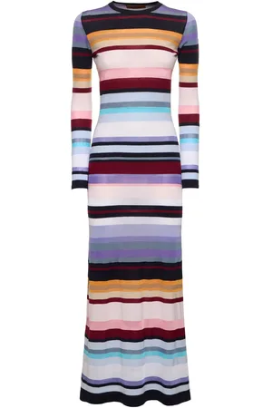 Missoni Vestido Largo De Punto De Lana