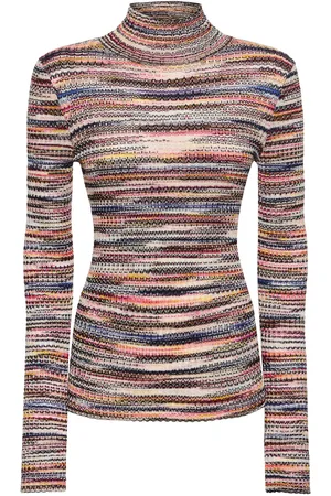 Missoni Suéter De Punto De Viscosa Con Cuello Alto