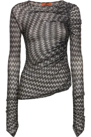 Missoni Top De Lúrex Con Manga Larga