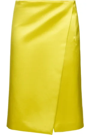 Serafini Falda Midi De Satén