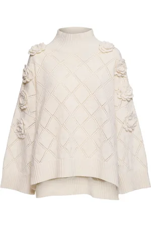 Elie saab Suéter Con Cuello Alto De Cashmere Y Lana