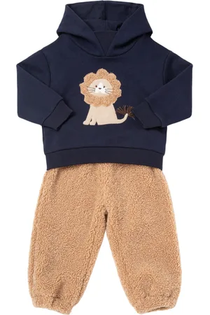 Il gufo Sudadera De Algodón Y Pantalones De Teddy
