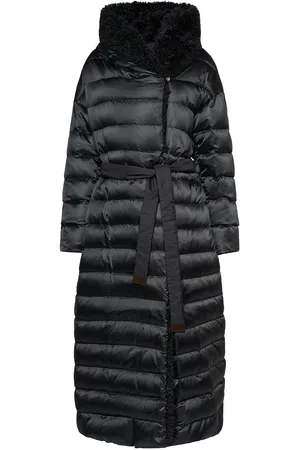 Max Mara Chaqueta Larga De Plumas Impermeable