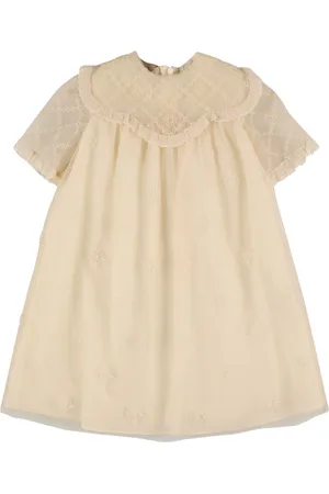 Gucci Vestido De Tul Bordado