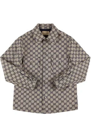 Gucci Chaqueta De Lona De Algodón