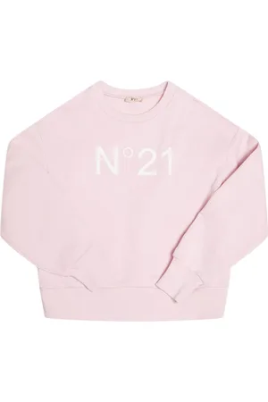 Nº21 Sudadera De Algodón Con Cuello Redondo