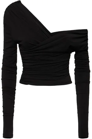 The Andamane Top Drapeado De Jersey