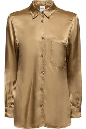 Aspesi Camisa De Satén Viscosa