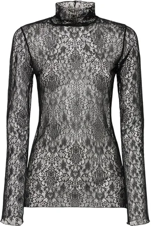 YOHJI YAMAMOTO Top De Encaje Stretch