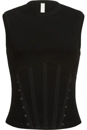 DION LEE Corsé De Algodón Orgánico Con Bajo Dividido