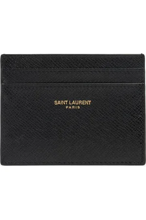 Saint Laurent Tarjetero De Piel