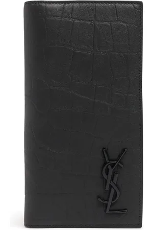 Saint Laurent Cartera "continental" De Piel Con Monograma