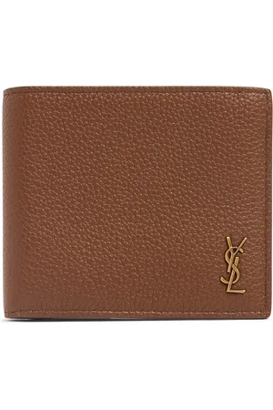 Saint Laurent Tarjetero De Piel Monogram