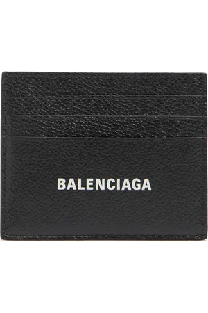 Balenciaga Tarjetero De Piel Con Logo