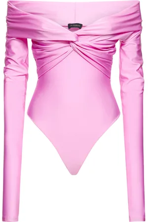 The Andamane Body De Lycra Con Hombros Descubiertos