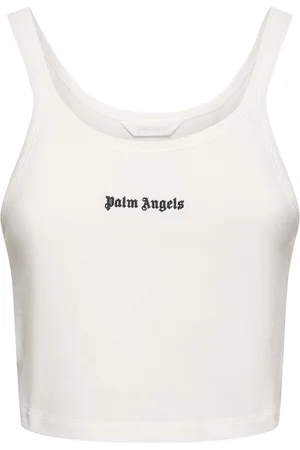 Palm Angels Tank Top De Algodón Con Logo