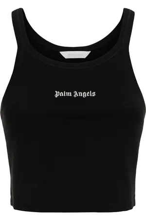 Palm Angels Tank Top De Algodón Con Logo